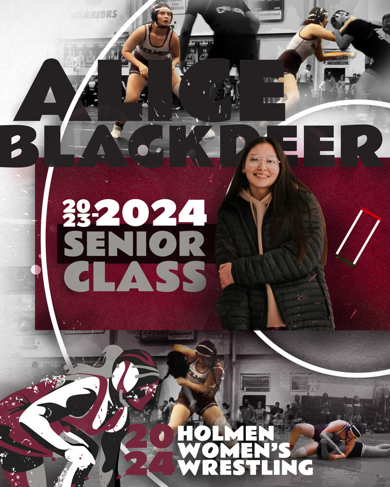 Alice Blackdeer senior award poster