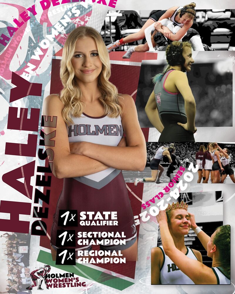 Haley Dezelske senior award poster