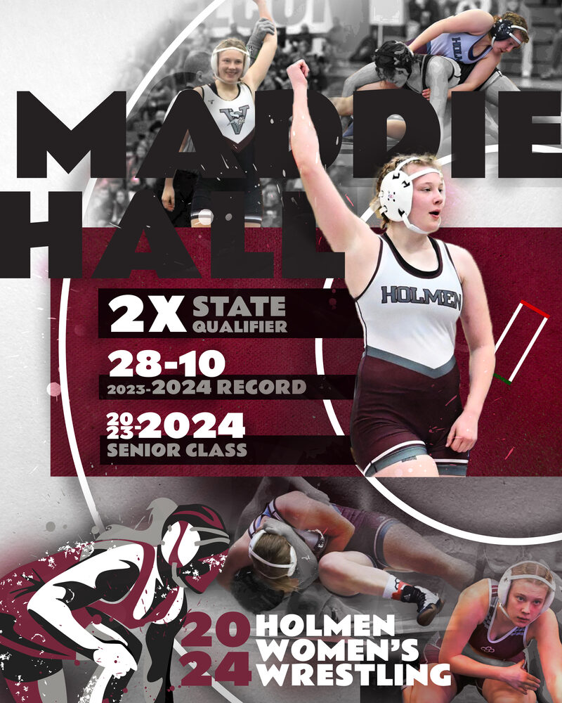 Maddie Hall senior award poster